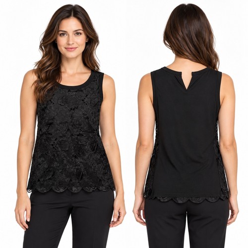 Ann taylor black floral - black, lace
